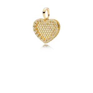 Honeycomb Lace Pendant, PANDORA Shine™ & Clear CZ - 367111CZ (image for) Honeycomb Lace Pendant, PANDORA Shine™ & Clear CZ - 367111CZ