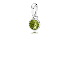 PANDORA August Droplet, Peridot Pendant - 390396PE PANDORA August Droplet, Peridot Pendant - 390396PE