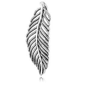 PANDORA Feather Necklace Pendant - 390350CZ PANDORA Feather Necklace Pendant - 390350CZ