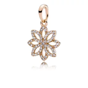 PANDORA Lace Botanique Rose Gold Pendant - 350179cz PANDORA Lace Botanique Rose Gold Pendant - 350179cz