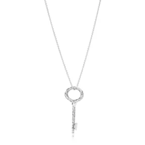 PANDORA Regal Key Necklace - 397676-90 (image for) PANDORA Regal Key Necklace - 397676-90