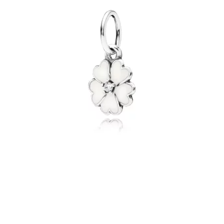 PANDORA White Primrose Flower Pendant - 390365EN12 PANDORA White Primrose Flower Pendant - 390365EN12