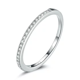 Pandora Style Archangel Halo Ring - SCR740-WH Pandora Style Archangel Halo Ring - SCR740-WH