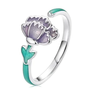 Pandora Style Carnation Open Ring - SCR773 (image for) Pandora Style Carnation Open Ring - SCR773