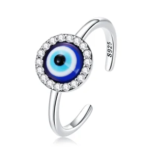 (image for) Pandora Style Devil Eye Open Ring - BSR254