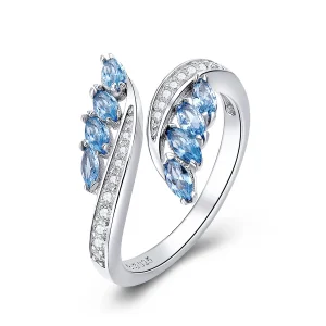 Pandora Style Elegant Willow Branch Open Ring - BSR005 (image for) Pandora Style Elegant Willow Branch Open Ring - BSR005