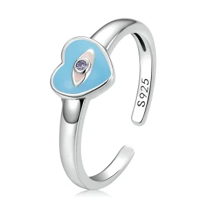 (image for) Pandora Style Love Devil Eyes Open Ring - SCR806