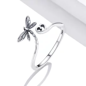 Pandora Style Love Dragonfly Open Ring - SCR734 Pandora Style Love Dragonfly Open Ring - SCR734