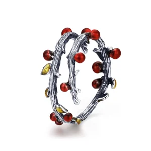 Pandora Style Silver Autumn Colors Open Ring - SCR442 (image for) Pandora Style Silver Autumn Colors Open Ring - SCR442