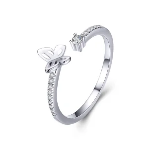 Pandora Style Silver Butterfly Open Ring - SCR550 (image for) Pandora Style Silver Butterfly Open Ring - SCR550