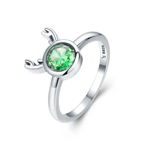 Pandora Style Silver Cute Antlers Ring - SCR244 (image for) Pandora Style Silver Cute Antlers Ring - SCR244