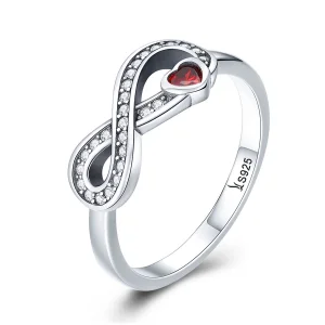 Pandora Style Silver Enduring Heart Ring - SCR415 (image for) Pandora Style Silver Enduring Heart Ring - SCR415