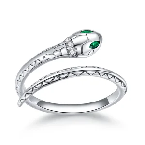 Pandora Style Snake Open Ring - BSR169 (image for) Pandora Style Snake Open Ring - BSR169