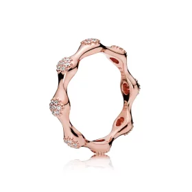 Modern LovePods™ Ring, PANDORA Rose™ & Clear CZ - 187295CZ Modern LovePods™ Ring, PANDORA Rose™ & Clear CZ - 187295CZ