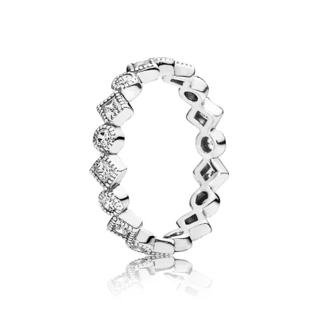 PANDORA Alluring Brilliant Princess with Clear CZ Ring - 190943CZ PANDORA Alluring Brilliant Princess with Clear CZ Ring - 190943CZ