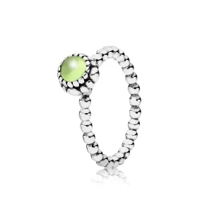 PANDORA August Birthstone Ring - 190854PE (image for) PANDORA August Birthstone Ring - 190854PE