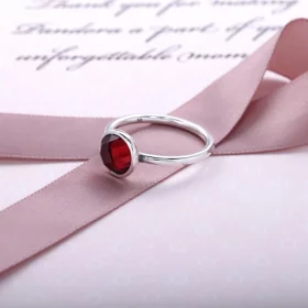 PANDORA July Droplet Birthstone Ring - 191012SRU PANDORA July Droplet Birthstone Ring - 191012SRU