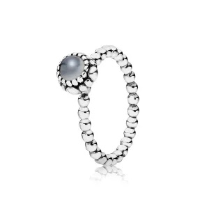 PANDORA June Birthstone Ring - 190854MSG (image for) PANDORA June Birthstone Ring - 190854MSG