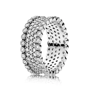 PANDORA Lavish Sparkle Clear CZ Ring - 196313CZ (image for) PANDORA Lavish Sparkle Clear CZ Ring - 196313CZ