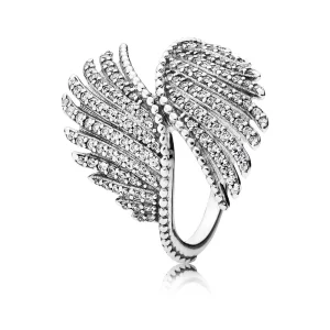 PANDORA Majestic Feathers Ring - 190960CZ (image for) PANDORA Majestic Feathers Ring - 190960CZ