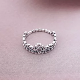 PANDORA My Princess Stackable Ring, Clear Cz - 190880CZ PANDORA My Princess Stackable Ring, Clear Cz - 190880CZ