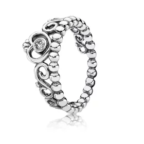 PANDORA My Princess Stackable Ring, Clear Cz - 190880CZ PANDORA My Princess Stackable Ring, Clear Cz - 190880CZ