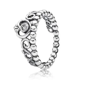PANDORA My Princess Stackable Ring, Clear Cz - 190880CZ (image for) PANDORA My Princess Stackable Ring, Clear Cz - 190880CZ