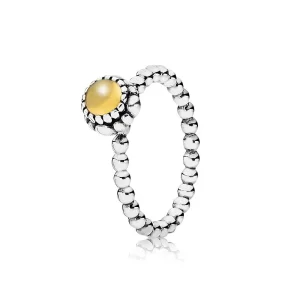 PANDORA November Birthstone Ring - 190854CIG (image for) PANDORA November Birthstone Ring - 190854CIG