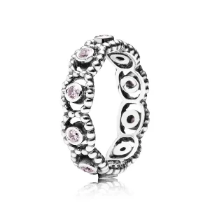 PANDORA Pink Romance Ring - 190881PCZ (image for) PANDORA Pink Romance Ring - 190881PCZ
