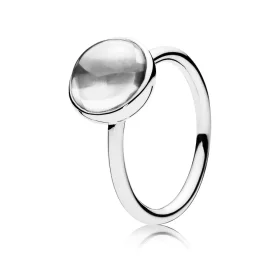 PANDORA Poetic Droplet Clear CZ Ring - 190982CZ PANDORA Poetic Droplet Clear CZ Ring - 190982CZ
