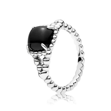 PANDORA Vibrant Spirit Ring, Black Crystal - 197188NCK PANDORA Vibrant Spirit Ring, Black Crystal - 197188NCK
