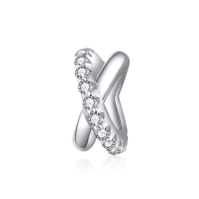 Pandora Style Silver Chic Spacer Charm - BSC214 Pandora Style Silver Chic Spacer Charm - BSC214