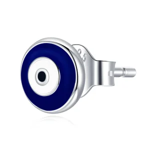 (image for) Pandora Style Guardian Eye Stud Earrings - SCE1207-BU