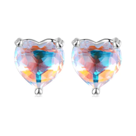 Pandora Style Love Symphony Glass Stud Earrings - BSE713 Pandora Style Love Symphony Glass Stud Earrings - BSE713