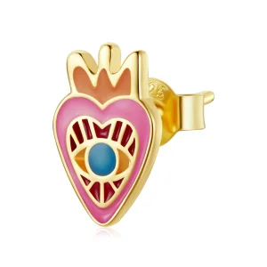 (image for) Pandora Style Loving Eye Stud Earrings - SCE1232