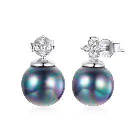 Pandora Style Shiny Beads Stud Earrings - BSE498 Pandora Style Shiny Beads Stud Earrings - BSE498