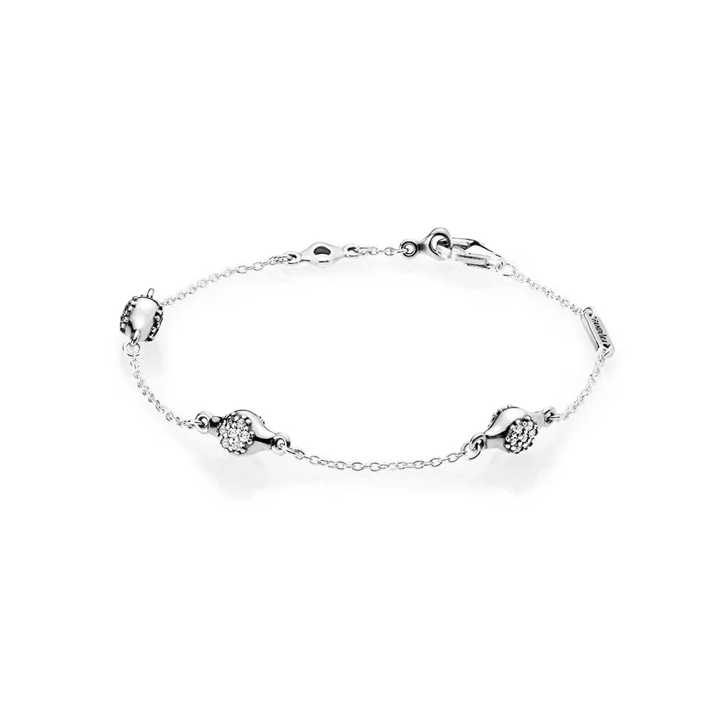 Modern LovePods™ Bracelet, PANDORA Silver & Clear CZ - 597354CZ