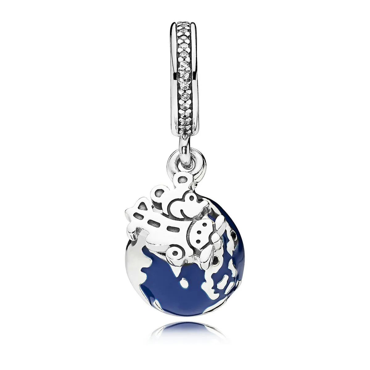 Mickey Mouse Globe Charm by PANDORA - 7501057371914P