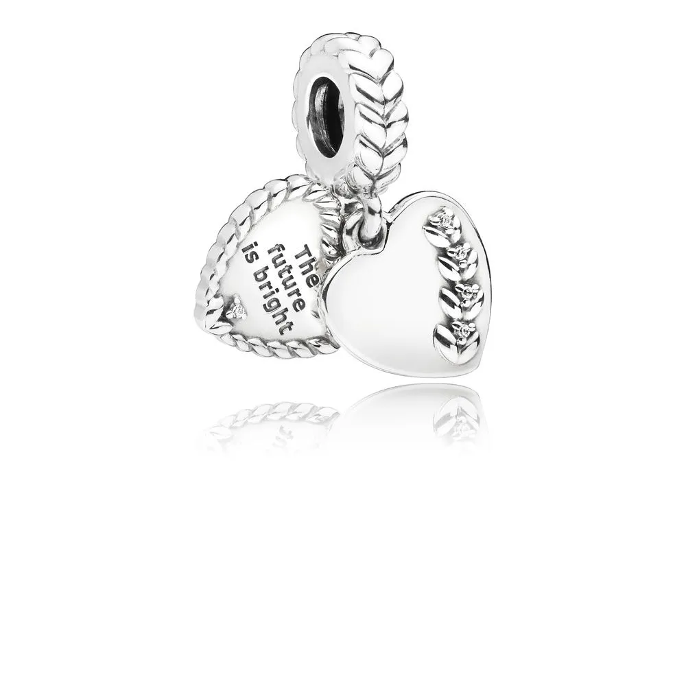 pandora bright seeds charm clear cz 797581cz