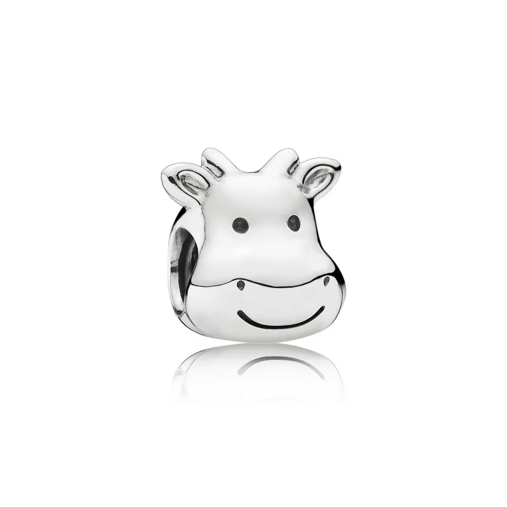 PANDORA Cow silver charm - 791748