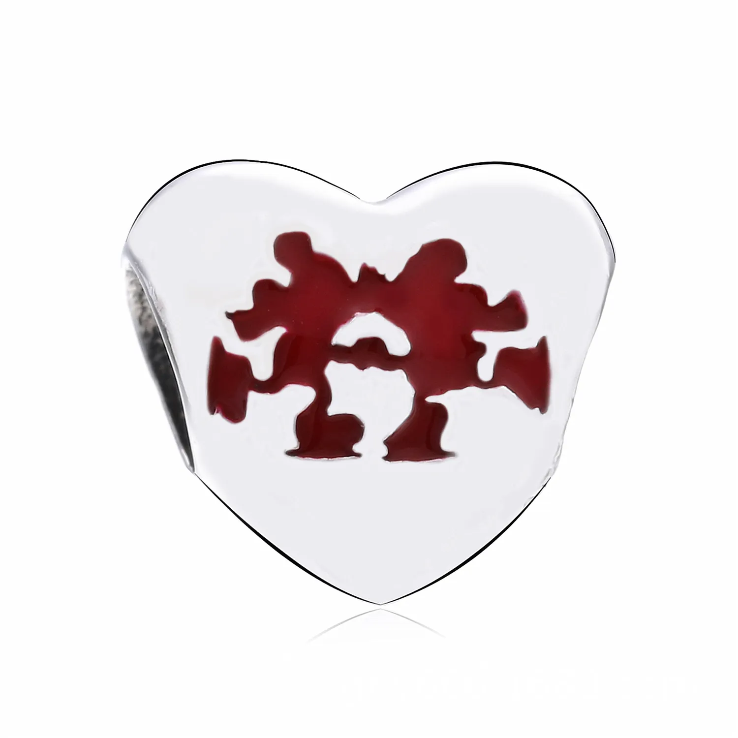 PANDORA Disney, Dancing Mickey & Minnie Heart - PD00154-1