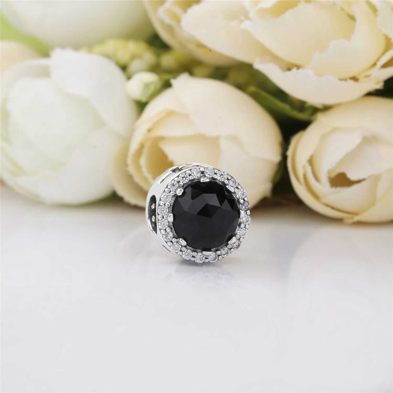 PANDORA Disney, Evil Queen's Black Magic Charm, Black Crystals & Clear CZ - 797487NCK