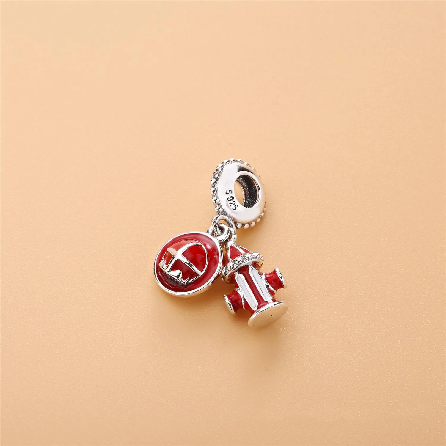 PANDORA Firefighter Essentials Dangle Charm, Clear CZ & Mixed Enamel - 797632ENMX