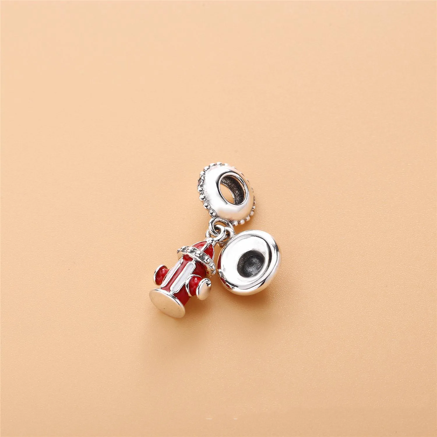 PANDORA Firefighter Essentials Dangle Charm, Clear CZ & Mixed Enamel - 797632ENMX