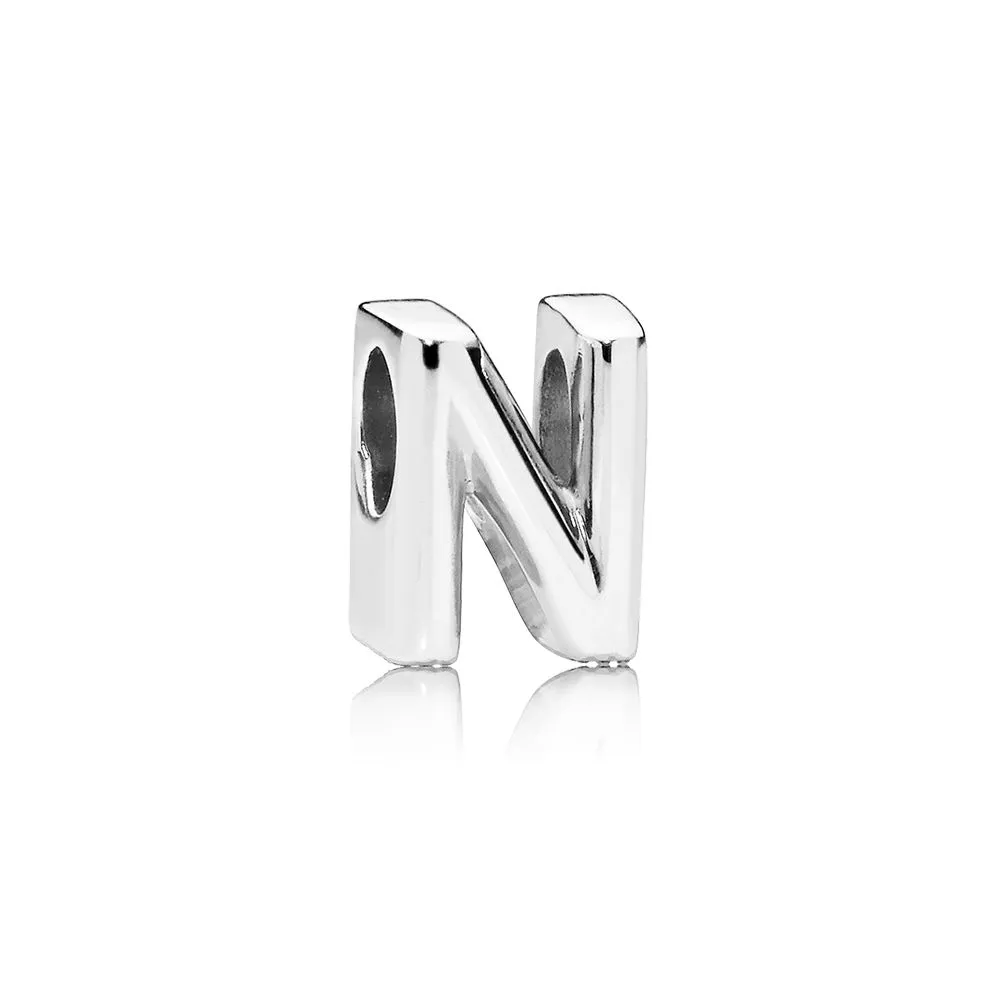 pandora letter n charm 797468