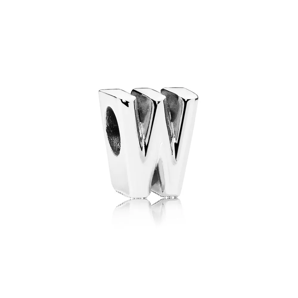 pandora letter w charm 797477