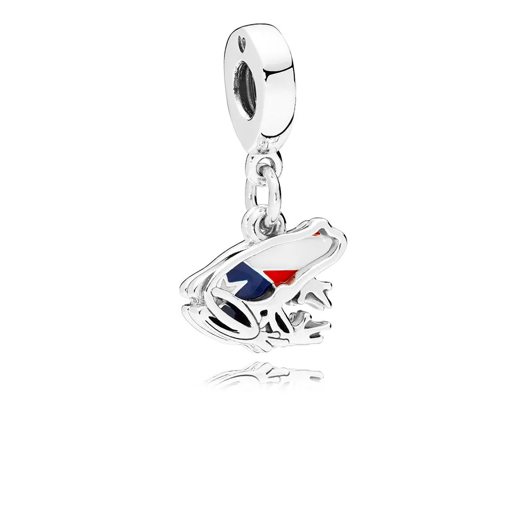 PANDORA Love Puerto Rico Dangle Charm, Red, White & Blue Enamel - 797222ENMX