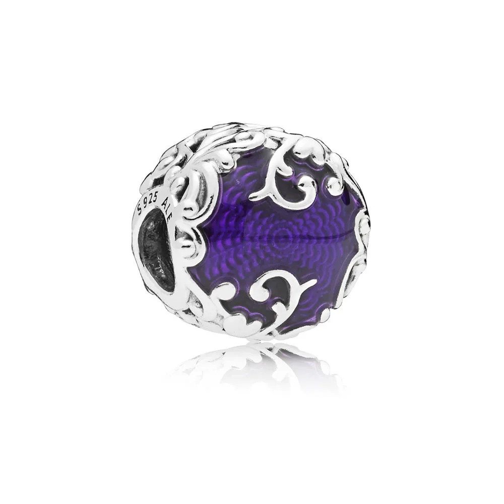 pandora regal beauty charm purple enamel 797607en13