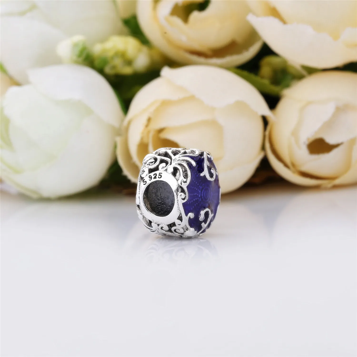 PANDORA Regal Beauty Charm, Purple Enamel - 797607EN13