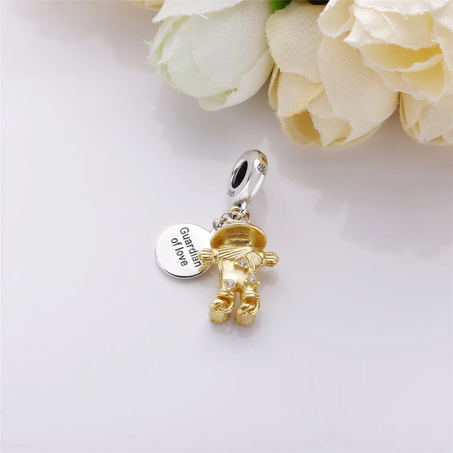 Scarecrow Guardian Charm, PANDORA Shine™ & Clear CZ - 767629CZ